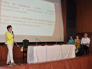 A desembargadora Evangelina Castilho Duarte falou sobre o programa Justiça vai à escola