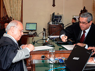 Integrantes da nova direção assinaram o termo de posse no Órgão Especial