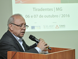 O 1º vice-presidente do TJMG, desembargador Geraldo Augusto, destacou a importância do Nugep para o Judiciário