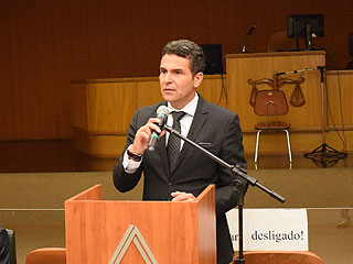 O juiz diretor do Foro de Belo Horizonte, Marcelo Rodrigues Fioravante, falou da importância do envolvimento de todos nos trabalhos da correição