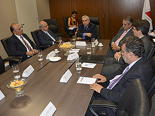 Na reunião, resultados foram apresentados para a comissão de orçamento e para a mesa diretiva