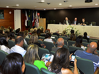 O evento acontece no auditório da Unidade Raja Gabaglia do TJMG, em Belo Horizonte, e conta com o apoio do Judiciário mineiro