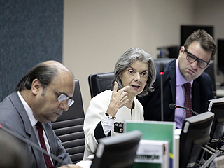 A ministra Cármen Lúcia, que atualmente preside o STF e o CNJ, tem contado com o apoio de diversos magistrados mineiros em sua atuação