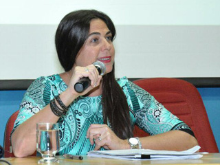A jurista Uruguaia Maria Noel Rodriguez proferiu a palestra de abertura