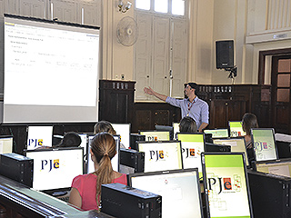 Capacitação é promovida por equipe composta por integrantes do Núcleo Técnico do Processo Judicial eletrônico (NTPJe), com o suporte da Escola Judicial Desembargador Edésio Fernandes (Ejef)