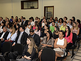 A solenidade reuniu boa parte da comunidade jurídica local