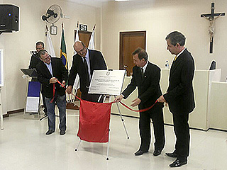 Magistrados inauguram o Cejusc de Guaxupé
