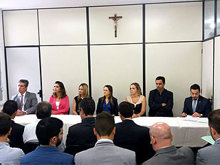 A solenidade contou com a participação de autoridades locais e  representantes da comunidade