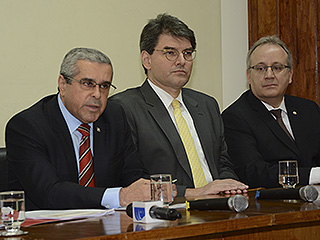 O presidente Herbert Carneiro falou do seu esforço, no início da gestão, para fazer propostas na área da justiça penal