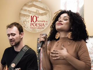 Os músicos André Furtado e Fernanda Valadares apresentam o show Duo Voz e Guitarra