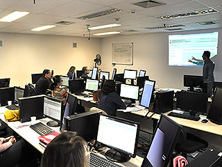 Servidores estão participando de um curso de capacitação para a realização do trabalho remoto