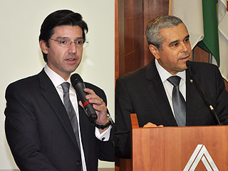 O advogado Gustavo Badaró apresentou a palestra "Audiência de Custódia - Fundamentos e Procedimentos" e o desembargador Herbert Carneiro falou sobre os "Aspectos Gerais sobre o sistema prisional brasileiro"