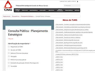 Pesquisa estará disponível a partir de 1º de agosto no Portal TJMG