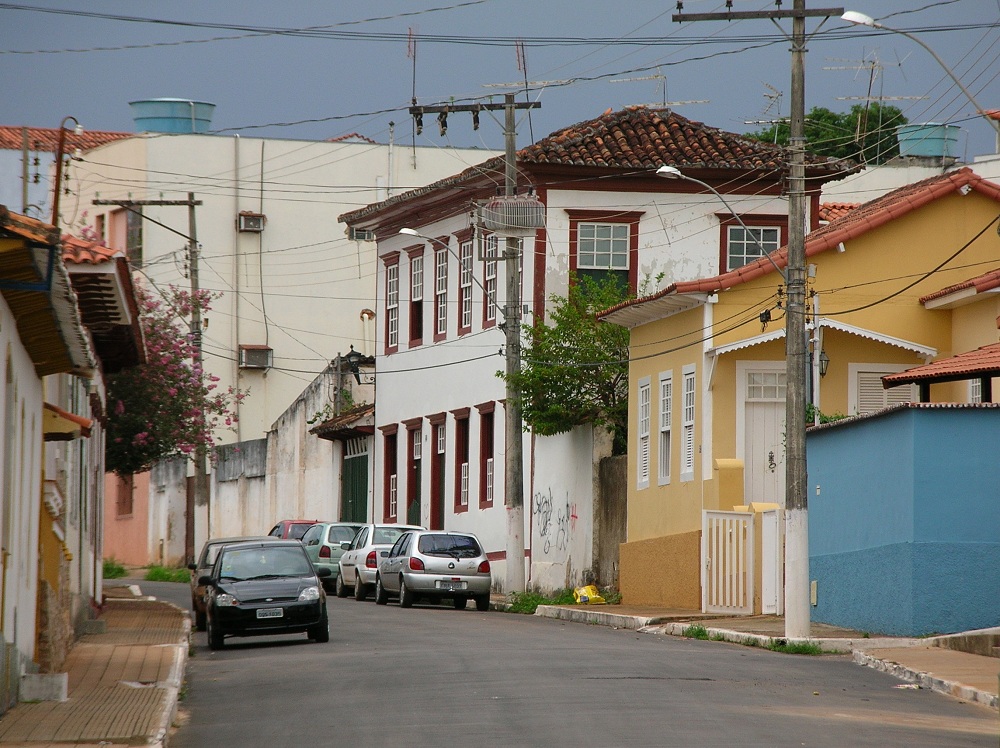 Rua no centro histórico de Paracatu