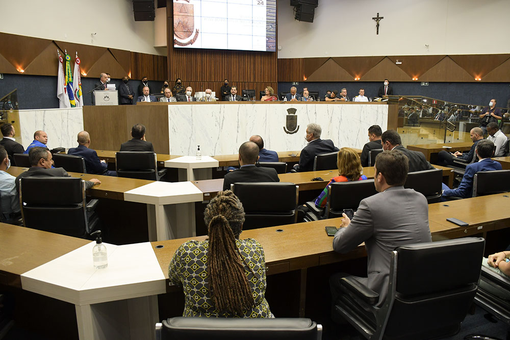 Posse em plenário da Câmara Municipal