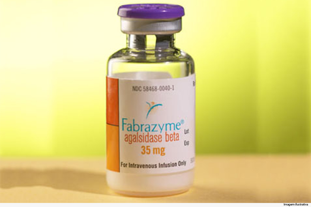 Medicamento Fabrazyme, utilizado para Doença de Fabry