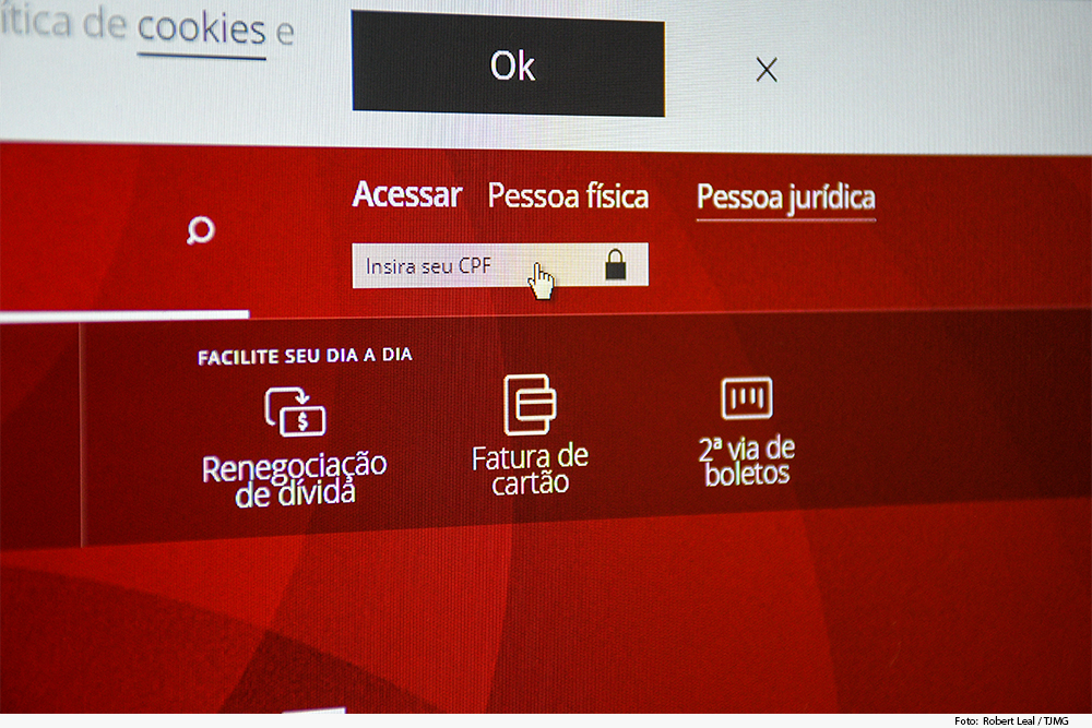 imagem do site do banco santander