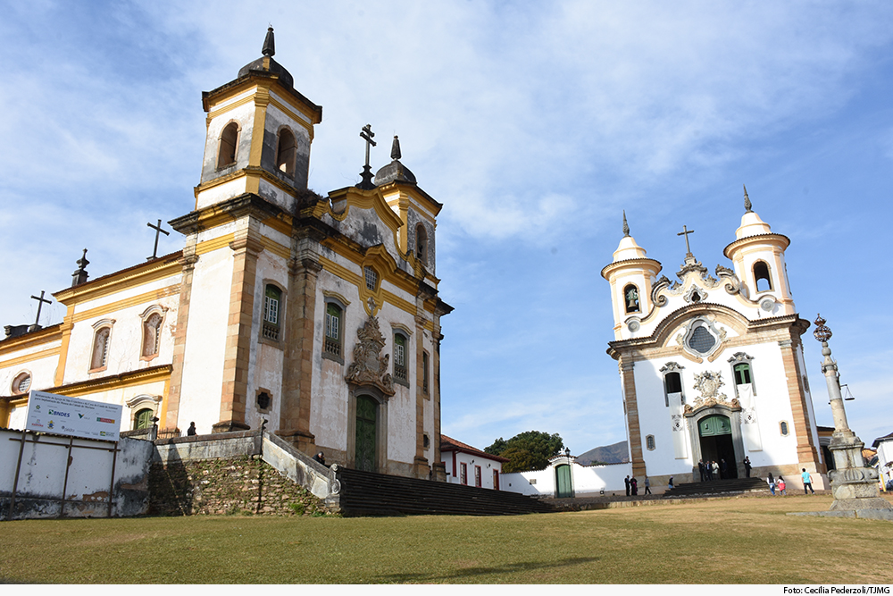 Igreja barroca em Mariana
