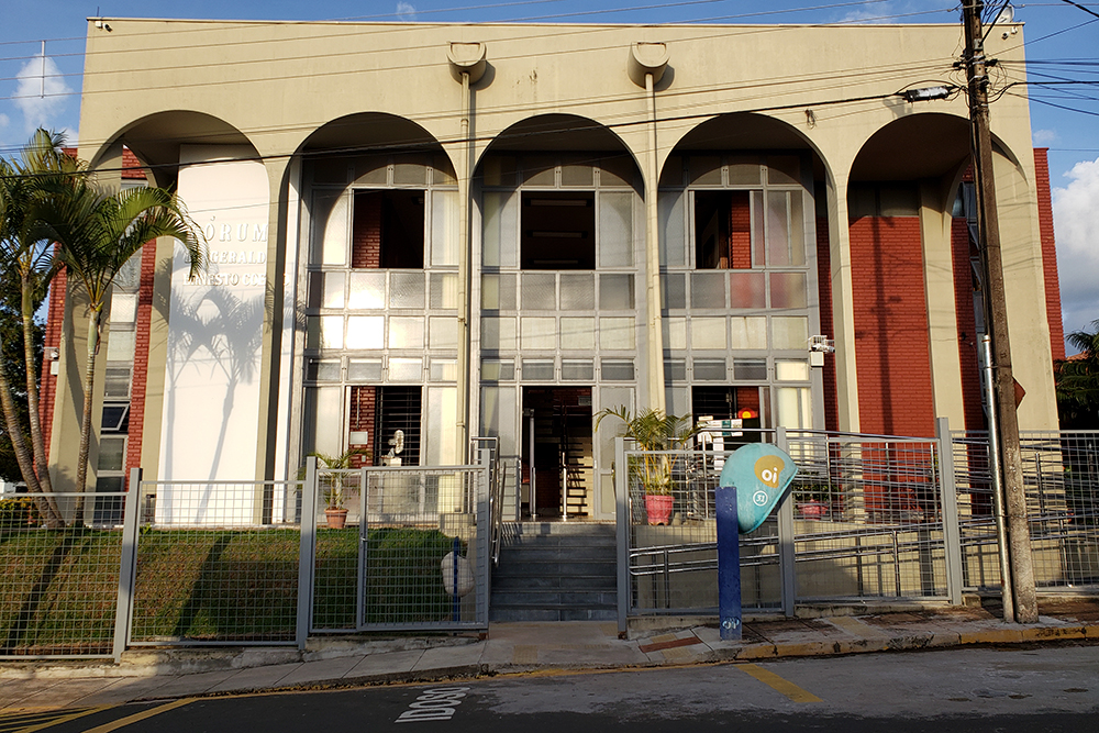 Fachada do Fórum de Jacuí
