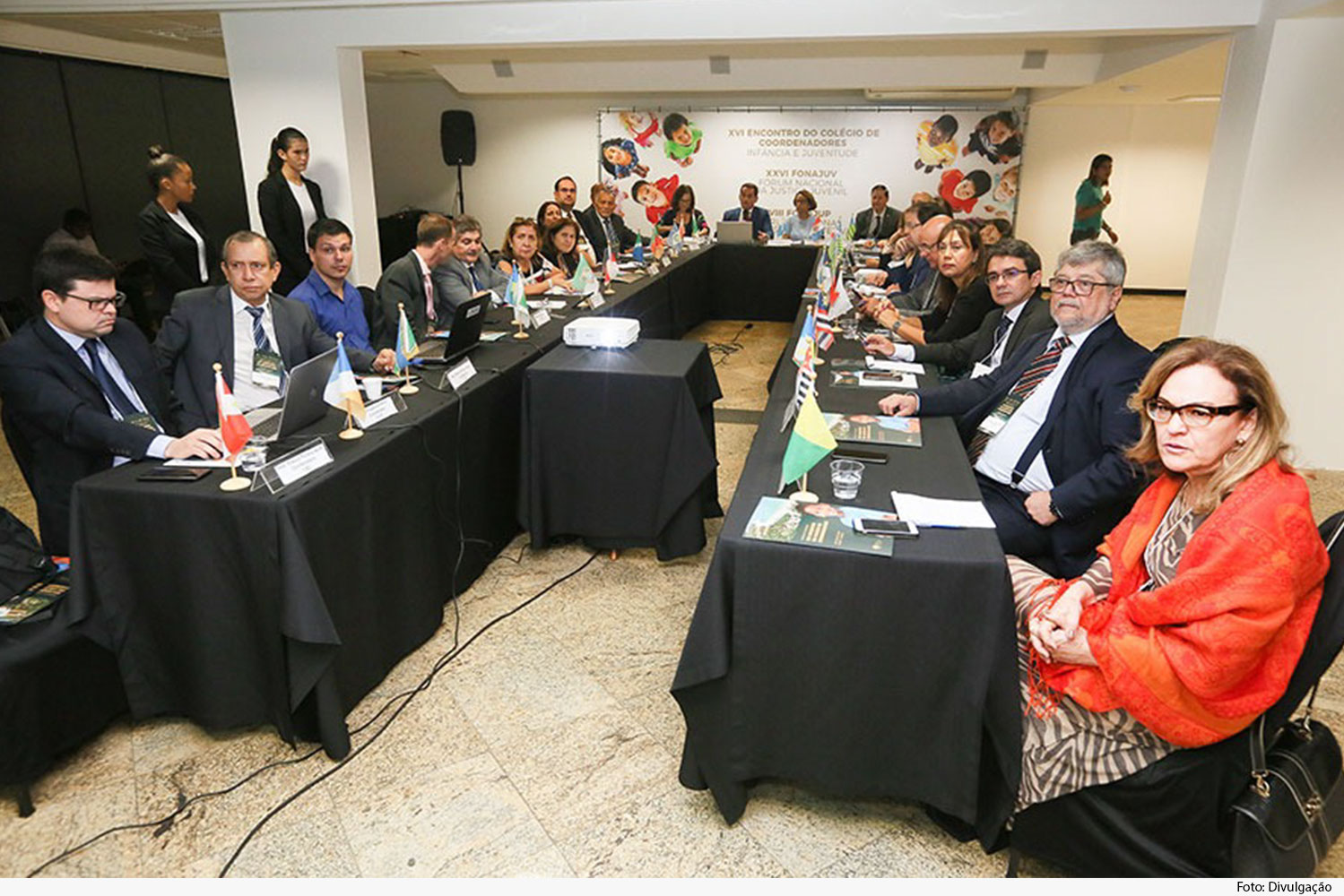 Magistrados em encontro