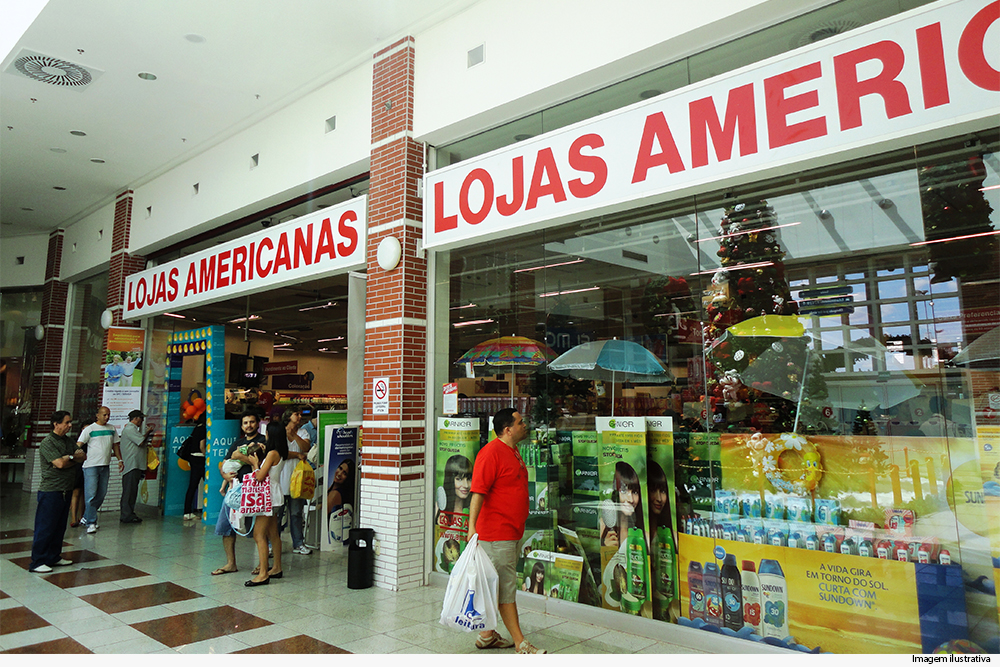 Fachada de Lojas Americanas