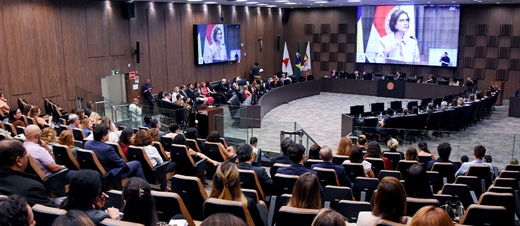 Evento de homenagem às mulheres contou com palestra da presidente do STM