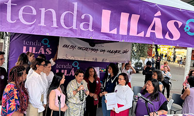 "Tenda Lilás": evento em BH encerra mobilização de combate à violência doméstica