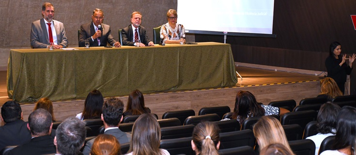 Ciclo de palestras discutiu o tema "Modernização e Padronização como Vetores da Eficiência Judicial"