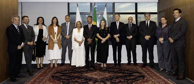 Foram empossadas, respectivamente, as desembargadoras Maria Luiza Assunção e Ivone Guilarducci