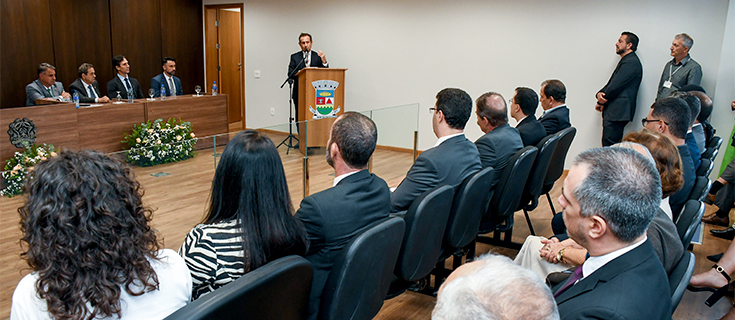 Solenidade contou com a presença do presidente Corrêa Junior