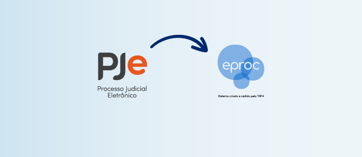 Migração dos processos do sistema PJe para o eproc