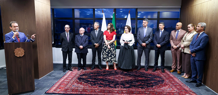 Nova desembargadora do TJMG Juíza Raquel de Paula Rocha Soares tomou posse nesta segunda-feira (15/6)