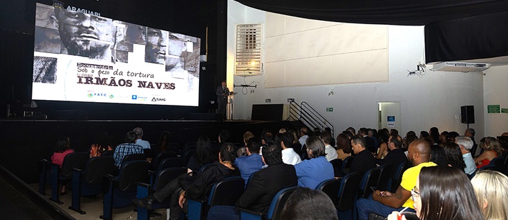 Irmãos Naves: filme é lançado em Araguari Documentário produzido pelo TJMG foi exibido no Cine Teatro Rex